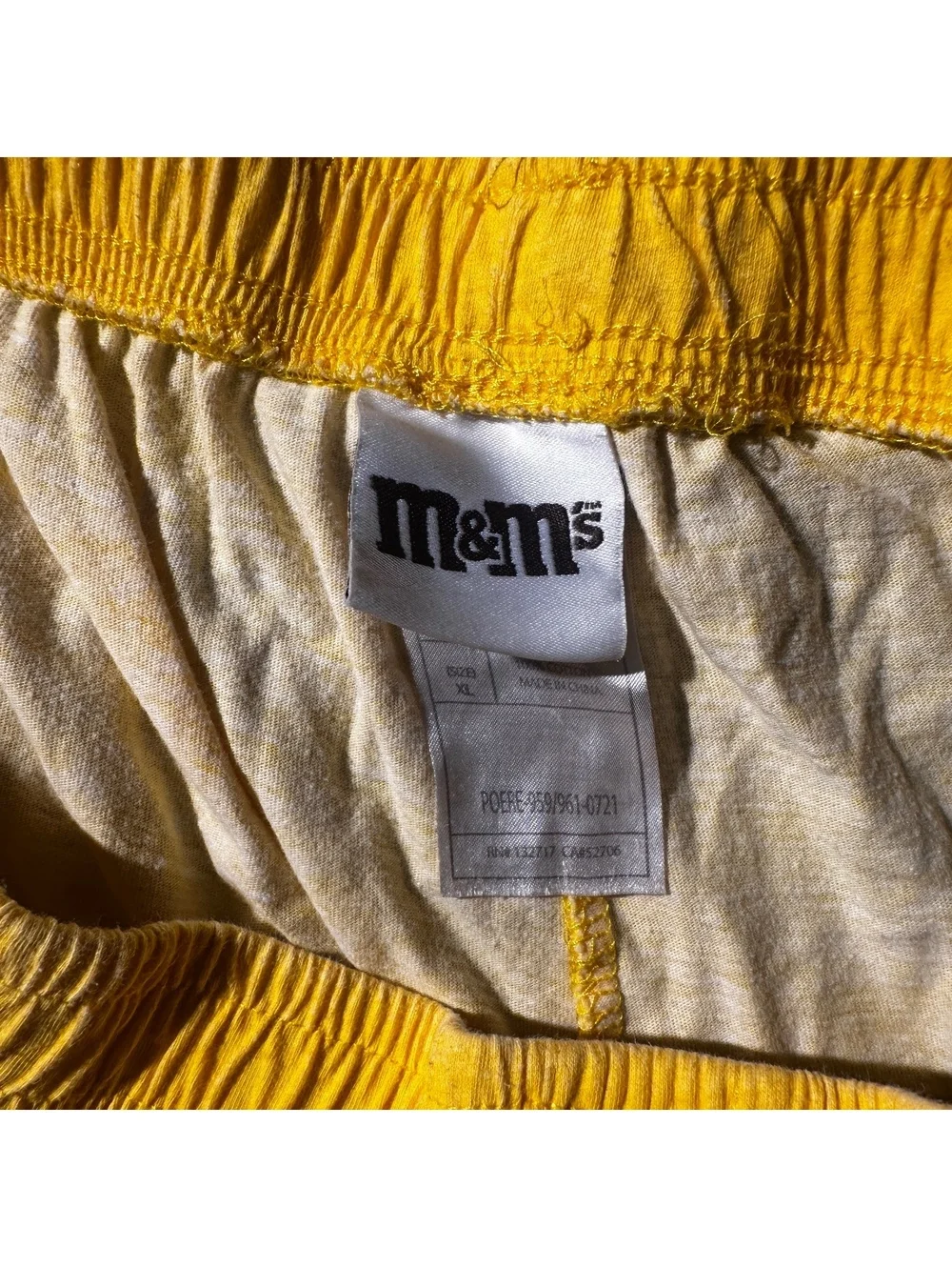 Peanut M&M's Men's XL Pajama Shorts Sleepwear